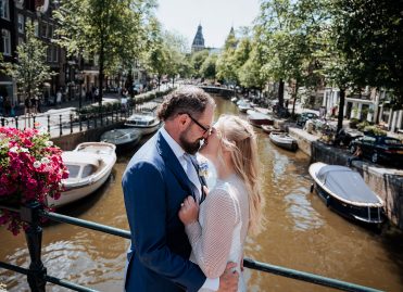 Kassidy & Adrian, Riverside Winter Wedding, Amsterdam